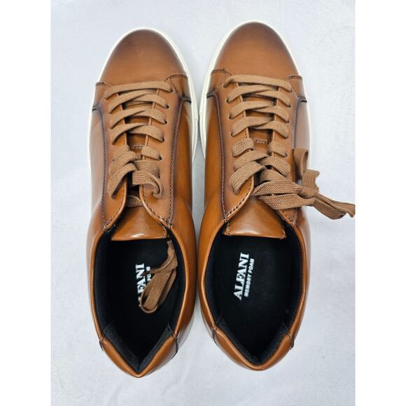 Alfani Men's Grayson Lace-Up Sneakers Shoes Tan Size 9M - Picture 6 of 7